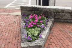 Veterans' Memorial at the Milldam in June